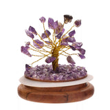 Amethyst Chip Gemstone Crystal Tree Dome
