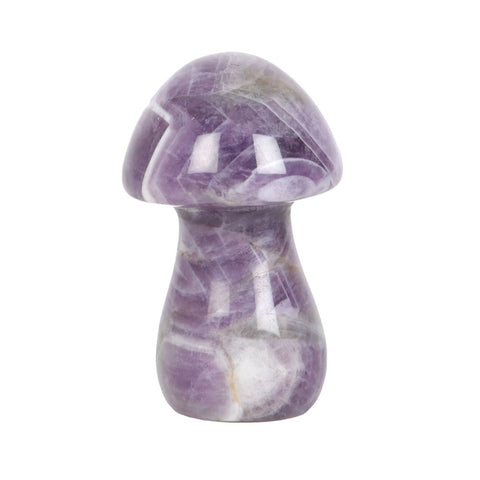 Amethyst Magical Crystal Crafted Polished Mushroom