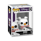 Boxed Zero with Candy Cane Disney The Nightmare Before Christmas Funko Pop 1384