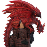 Top Crimson Keep Red Dragon Backflow Incense Burner