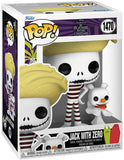 Boxed Jack Skellington With Zero Beach Funko Pop 1470 80598