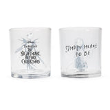 Nightmare Before Christmas Set of 2 Glass Tumblers reverse