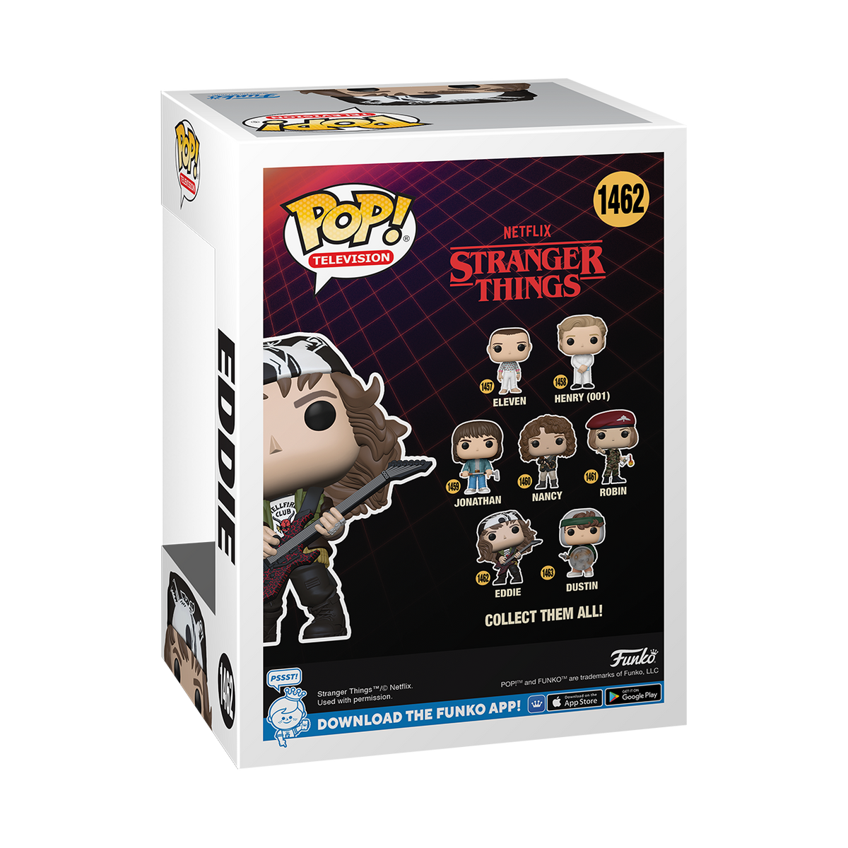 Hunter Eddie with Guitar Stranger Things Funko Pop | Mystical