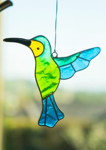 Hummingbird Resin Suncatcher Namaste Fair Trade
