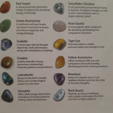 Crystal Healing Boxed Set 12 Gemstones promoting spiritual wellness