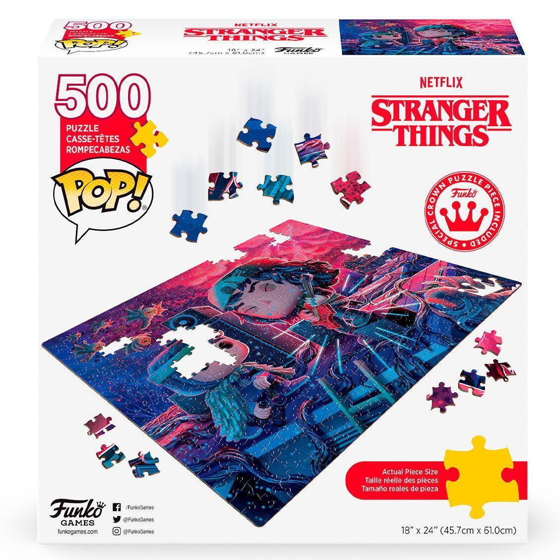 Ravensburger Stranger Things 500-Piece Round Jigsaw Puzzle For Adults - View #7