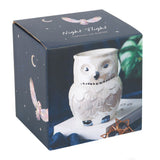 Boxed Night Flight Owl Iridescent Oil Burner and Wax Warmer