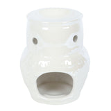 Tealight Opening Night Flight Owl Iridescent Oil Burner and Wax Warmer