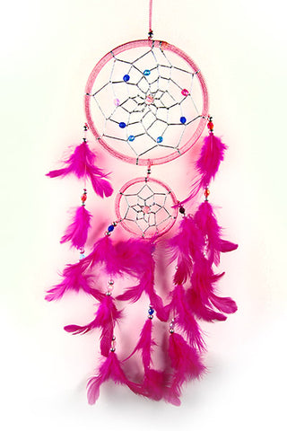 Pink Circle with 2 Circles Dreamcatcher 74101