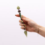 Shiva Lingam Green Aventurine - Happiness Stone Crystal In Hand