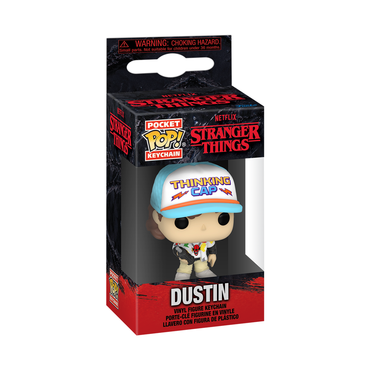 Stranger Things Dustin Funko Pocket Pop Keychain | Mystical