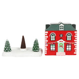 Christmas House Incense Cone Holder burner