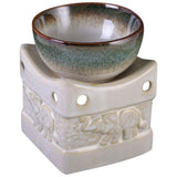 Two Tone Elephant Oil Burner / Wax Melter