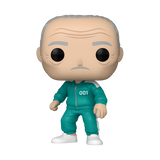 Netflix Squid Game Oh Il-Nam 001 Funko POP Vinyl from Mystical and Magical The Piece Hall Halifax UK