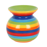 Rainbow Striped Ceramic Oil or Wax Warmer