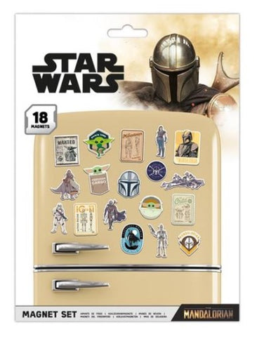 Star Wars The Mandalorian Bounty Hunter 18 Magnet Set from Mystical and Magical Halifax