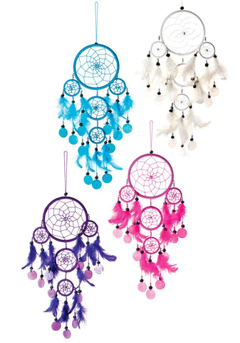 Dreamcatcher with Capis Shell Mixed Colours