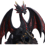 Head Midnight Warden Light-up Red and Black Dragon Hollow Ornament