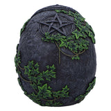 Back top of Aged Pentagram Skull Figurine Ornament Nemesis Now B7366A26 