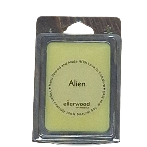 Alien Soy Wax Melts in Ellerwood Clamshell