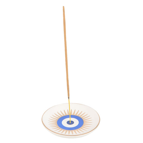 All Seeing Eye Ceramic Incense Stick Holder