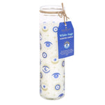 Labelled All Seeing Eye White Sage Fragrance Glass Tube Candle