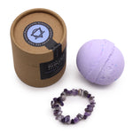 Amethyst Crystal Jewellery Lavender & Tea Tree Bath Bomb