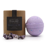 Amethyst Crystal Jewellery Lavender & Tea Tree Cleansing Bath Bomb