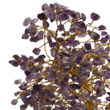 Close Up Amethyst Luck Large Gemstone Tree 500 Chip Crystals