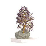 Amethyst Luck Large Gemstone Tree 500 Chip Crystals Display