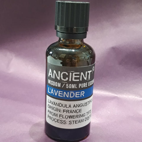 Lavender Pure Essential Oil 50ml Bottle Ancient Wisdom