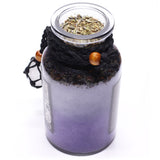 Ancient Witch Cleansing Bath Spell Potion and Rock Crystal Amulet Necklace