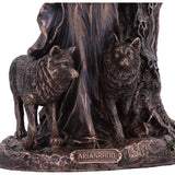 Base of Arianrhod The Celtic Goddess of Fate Bronzed Figurine