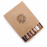 Aromatherapy Bath Salts Pack of 7 Glass Vials