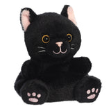 Aurora World Palm Pals Twilight Black Cat 5" Plush front side