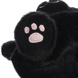 Aurora World Palm Pals Twilight Black Cat 5" Plush Paw Print