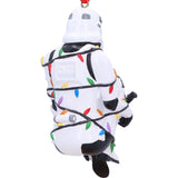 Star Wars Stormtrooper In Fairy Lights Decorative Hanging Ornament Nemesis Now B6414X3 Back close up