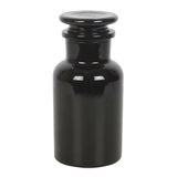 Back of Deadly Nightshade Mystic Raven Apothecary Jar Candle