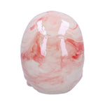 Back Marbellum Pink Ceramic Marble Skull 13.5cm Nemesis Now U6451X3