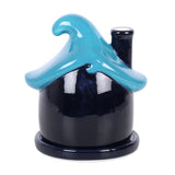 Back of Moonwave Cottage Ceramic Incense Cone Burner Holder