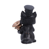 Back Music Meowstro Steampunk Black Cat Playing Horn Nemesis Now U7605B26