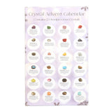 Back of Box Gemstone Crystal Advent Calendar 24 Stones
