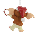 Back Front Gremlins Gizmo the Mogwai with Candy Cane Hallmark Ornament
