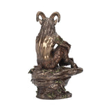 Back Pan faun With Pan Flutes Large Bronzed Figurine Nemesis Now C1991F6