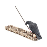 Black Raven Perched On A Skull Incense Stick Holder 25cm Nemesis Now NEM2836