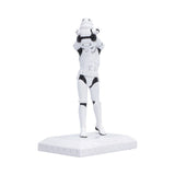 Front facing Original Star Wars Stormtrooper Who’s the Daddy with Baby Figurine Nemesis Now B7806C26