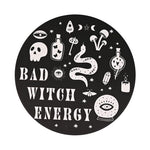 Bad Witch Energy Ceramic and Cork Coaster
