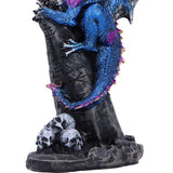 Base Cobalt Rune Protector Blue Dragon Figurine Nemesis Now U7067B25