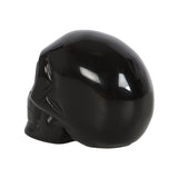 Black Obsidian Skull Crystal Gemstone Back