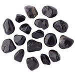Black Onyx Polished Tumblestone Medium Tumble Stone